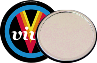 ミラー缶バッジ